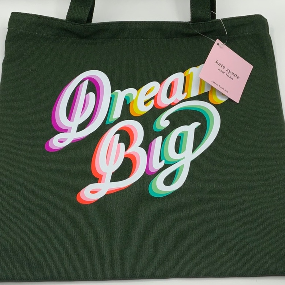 Kate Spade Dream Big Canvas Book Tote